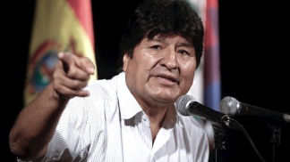 Evo Morales brindó con bolivianos en la Argentina y llamó a recuperar la Patria en las presidenciales