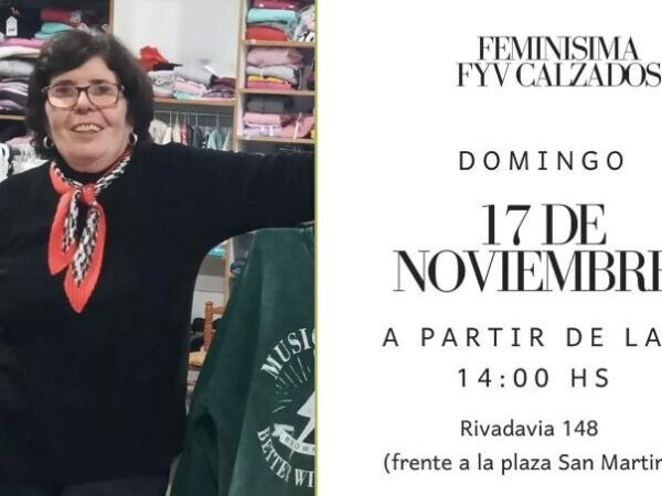 Feminísima y FYV realizan el domingo 17 la feria de ropa y calzado